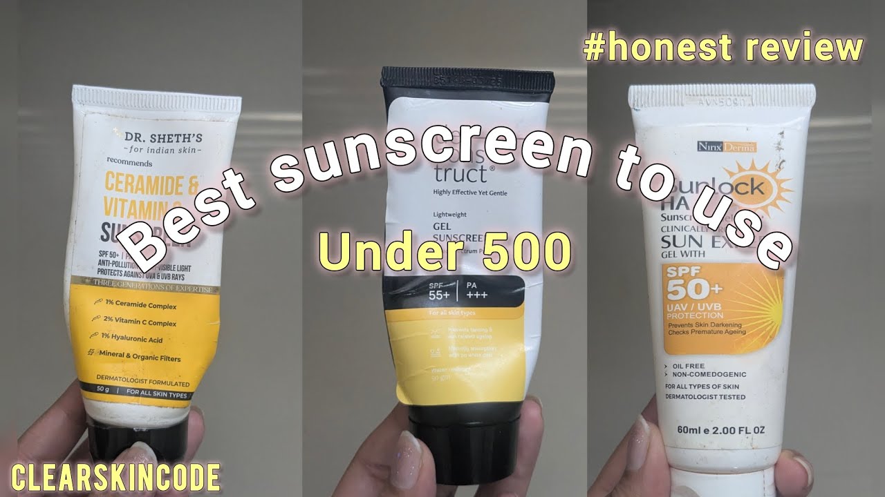 Best sunscreen? (Tried and tested) Is it worth to buy?(Honest review) All under ₹500 #sunscreen