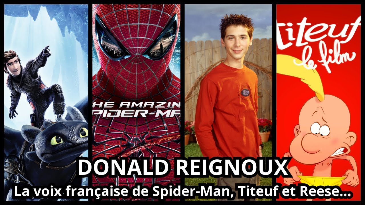 Donald Reignoux : La voix fran&ccedil;aise de Spider-Man, Titeuf , Reese et tant d'autres ...!!