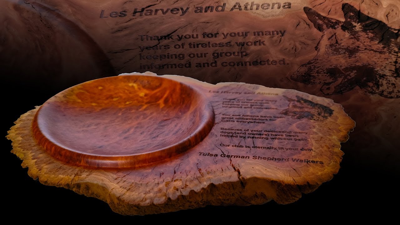 Laser Etched Burl