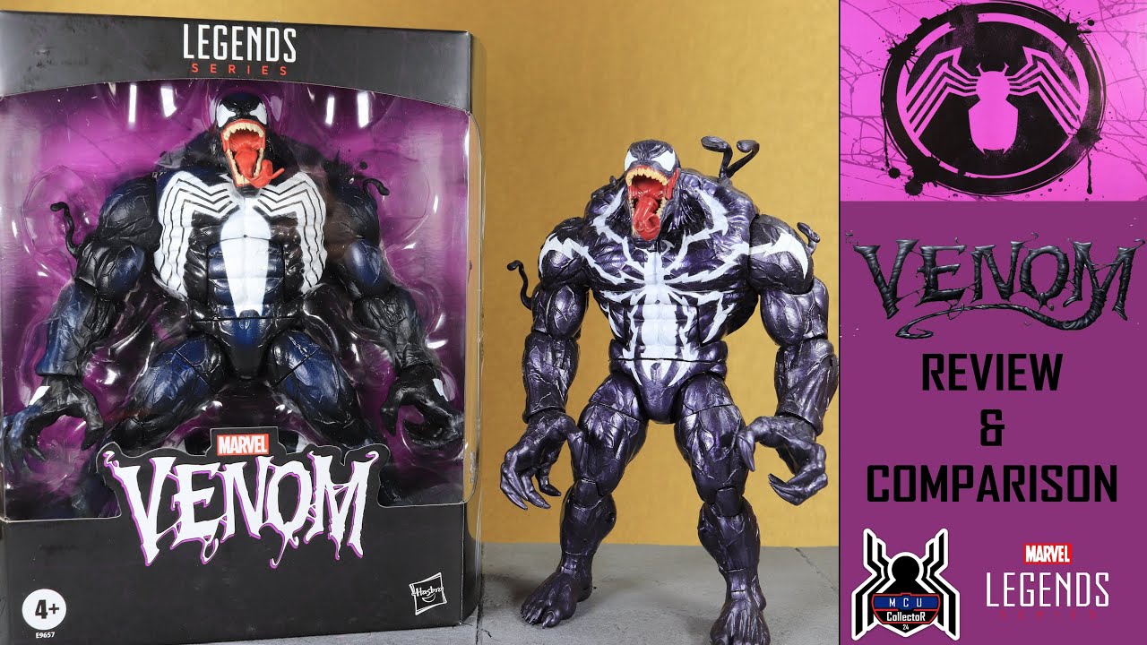 Marvel Legends Deluxe Eddie Brock VENOM Figure Review & Monster Venom BAF Comparison