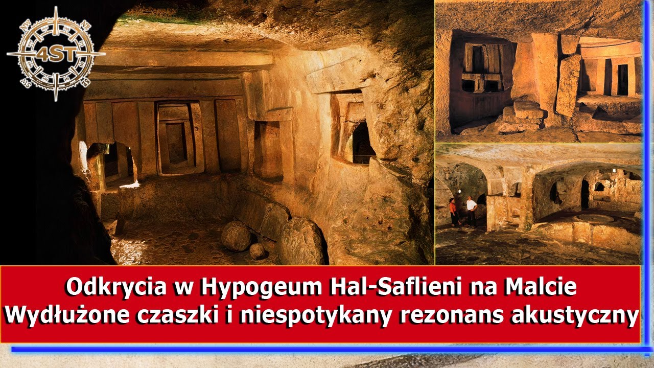 Odkrycia w Hypogeum Hal-Saflieni na Malcie -Wydłużone czaszki i niespotykany rezonans akustyczny
