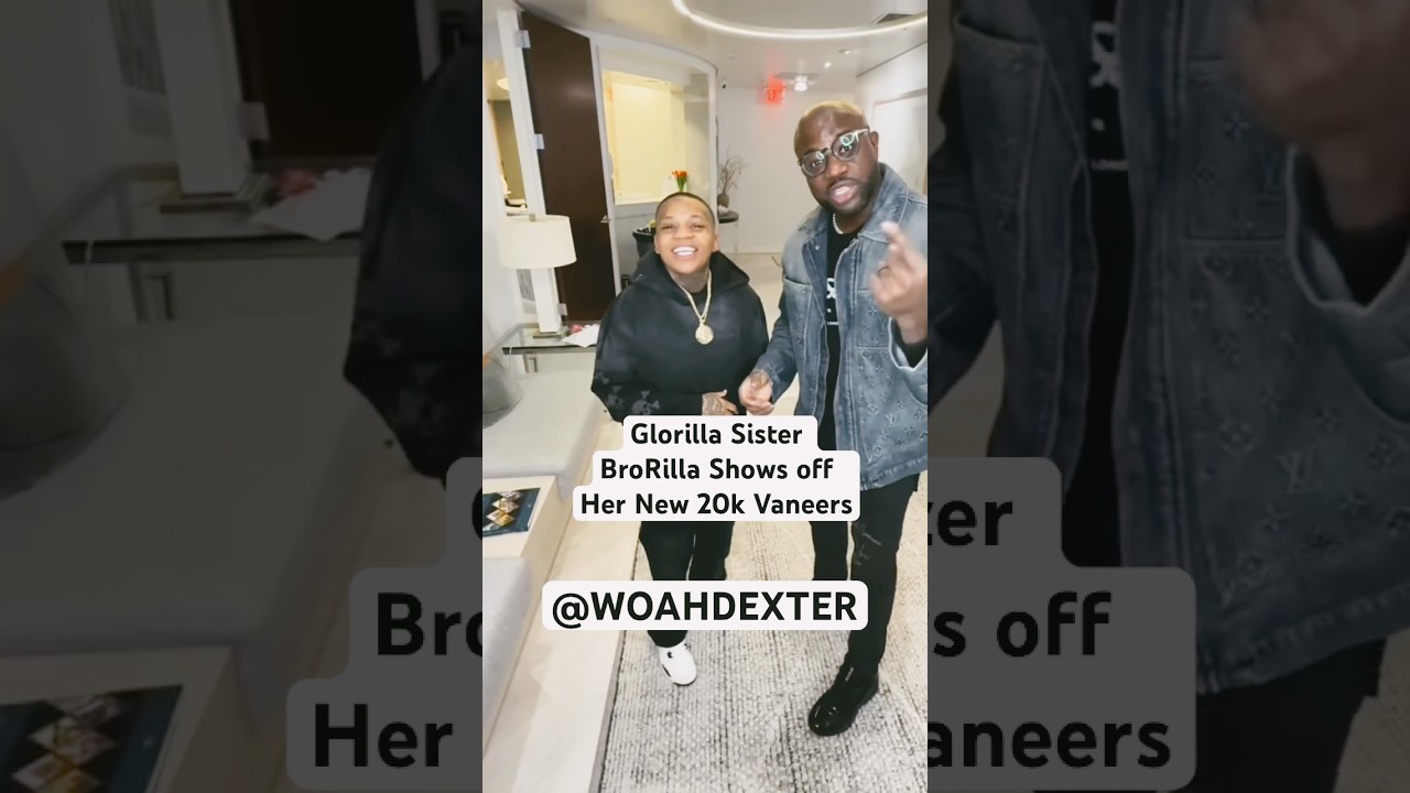Glorilla&rsquo;s Sister BroRilla Shows Off Her New Vaneers #glorilla #brorilla #torylanez #teeth