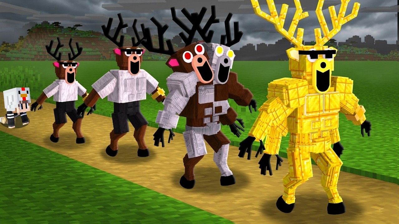 Birth to Forest Deer Monster In Minecraft!