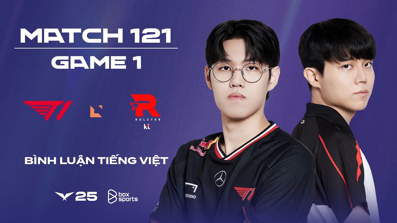 [13.08.2025] T1 vs KT | Game 1 | Bình Luận Tiếng Việt | LCK 2025