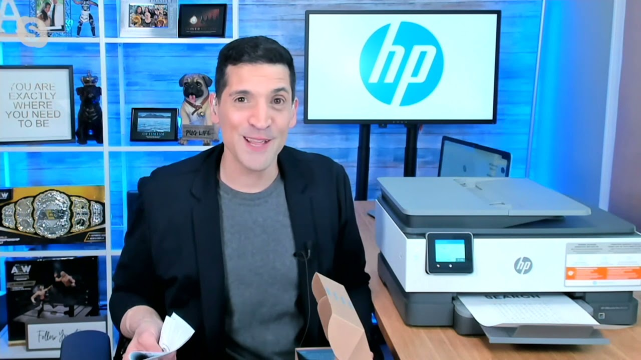 HP OfficeJet Pro 8035e All-In-One Printer w/ 1-YR Instant Ink on QVC