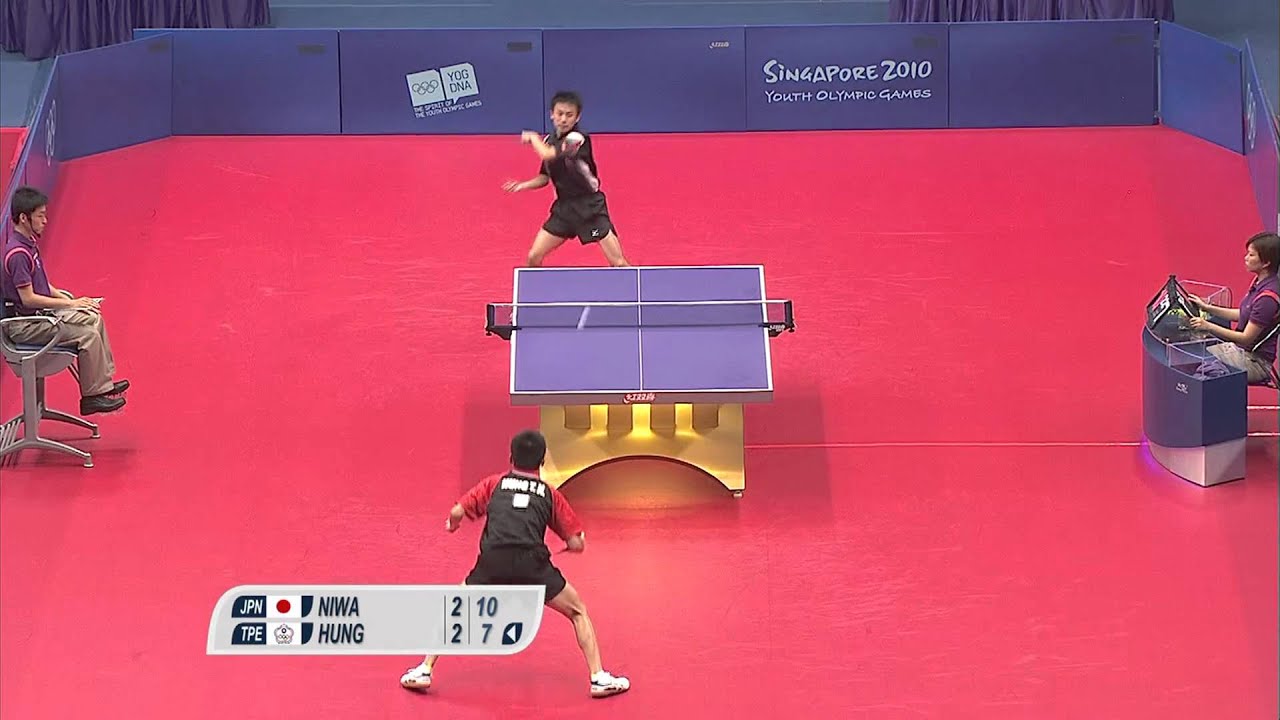Niwa vs Hung - Men's Singles Table Tennis - Gold Medal Match - Singapore 2010 Youth Games