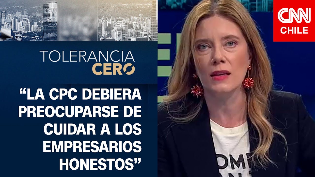 Mónica Rincón y las críticas de la CPC a la Ley de Delitos Económicos | Tolerancia Cero