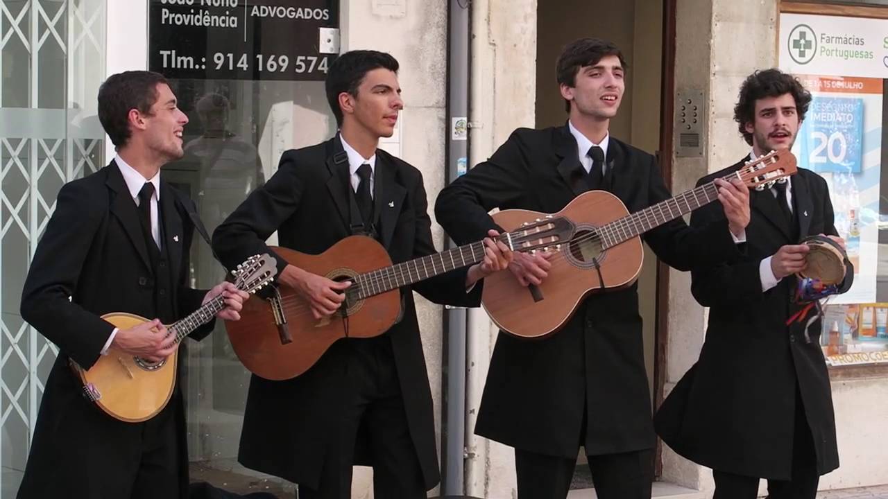 Studentersang i Coimbra, Portugal
