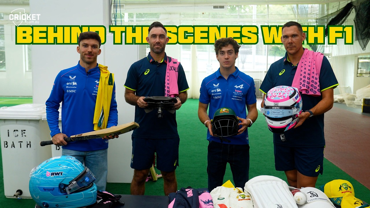 MCG rooftop challenge 🏟️ Formula 1 drivers test their skills with Maxwell & Boland