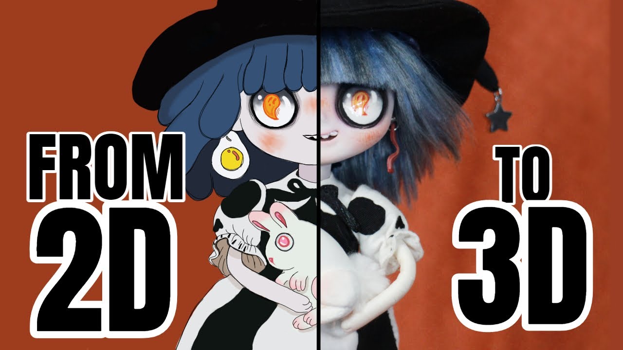 I turned a CARTOON character into a DOLL! | CoLOLboration | Lavender towne