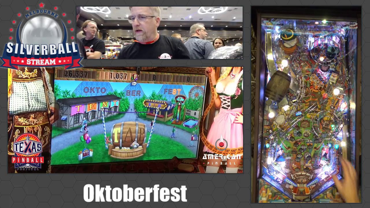 Playing Oktoberfest @ Texas Pinball Festival