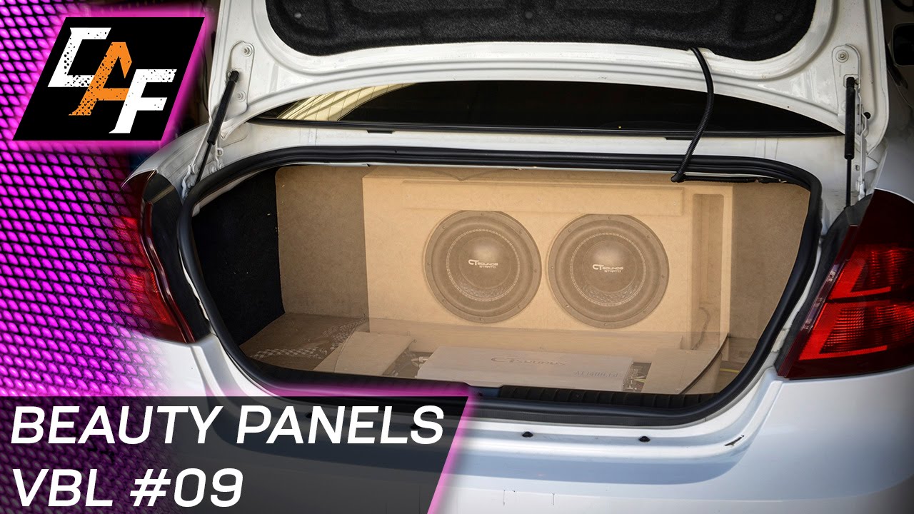 Matching Car Interior Walls - Beauty Panel False Wall - CarAudioFabrication