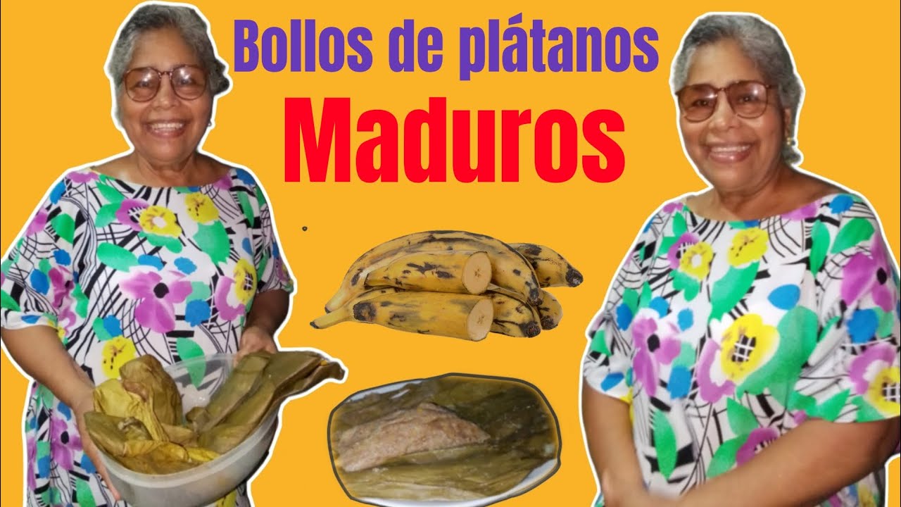 deliciosos bollos de plátanos maduros preparados por mi madre 😋👌