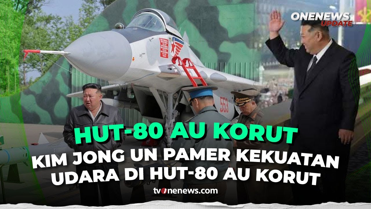 Kim Jong-un Pamer Drone dan Aset Strategis di HUT ke-80 AU Korea Utara | OneNews Update