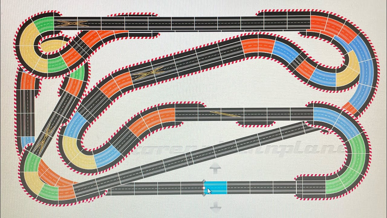 Carrera Digital 132 race DTM category, no magnets.