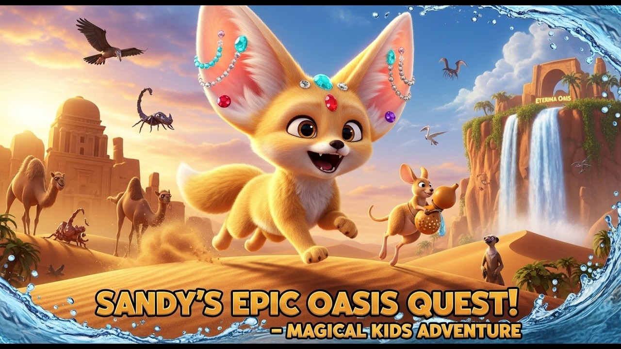 Fennec Fox Adventure: Sandy's Magical Desert Quest for Eternal Oasis 🏜️