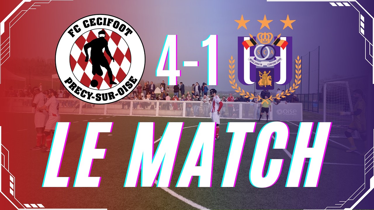 Cécifoot : Précy-sur-Oise - Anderlecht (4-1) : championnat de France 2025-2026 en audiodescription