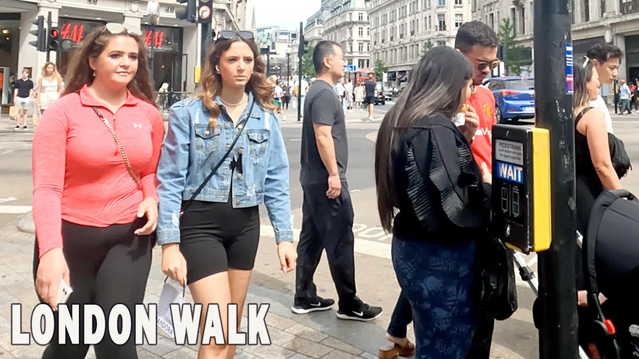 Central London Summer Walk, Regent Street, Carnaby Street, London Walks 2022