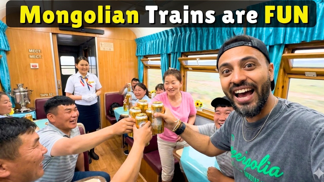 Amazing Mongolian Train to UlaanBaatar - Once in a Lifetime experience 🇲🇳