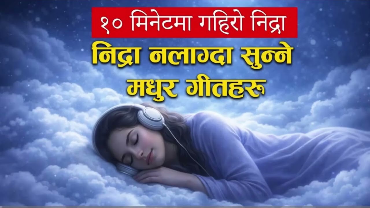 १० मिनेटमै गहिरो निद्रा लाग्ने शान्त गीतहरू| सुत्ने बेलामा सुन्ने | Get a Deep Sleep within 10 min