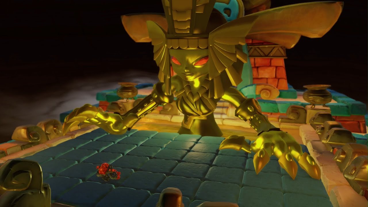 Skylanders Trap Team Hyper Beam Prism Break vs Golden Queen. (Nightmare/Damageless)