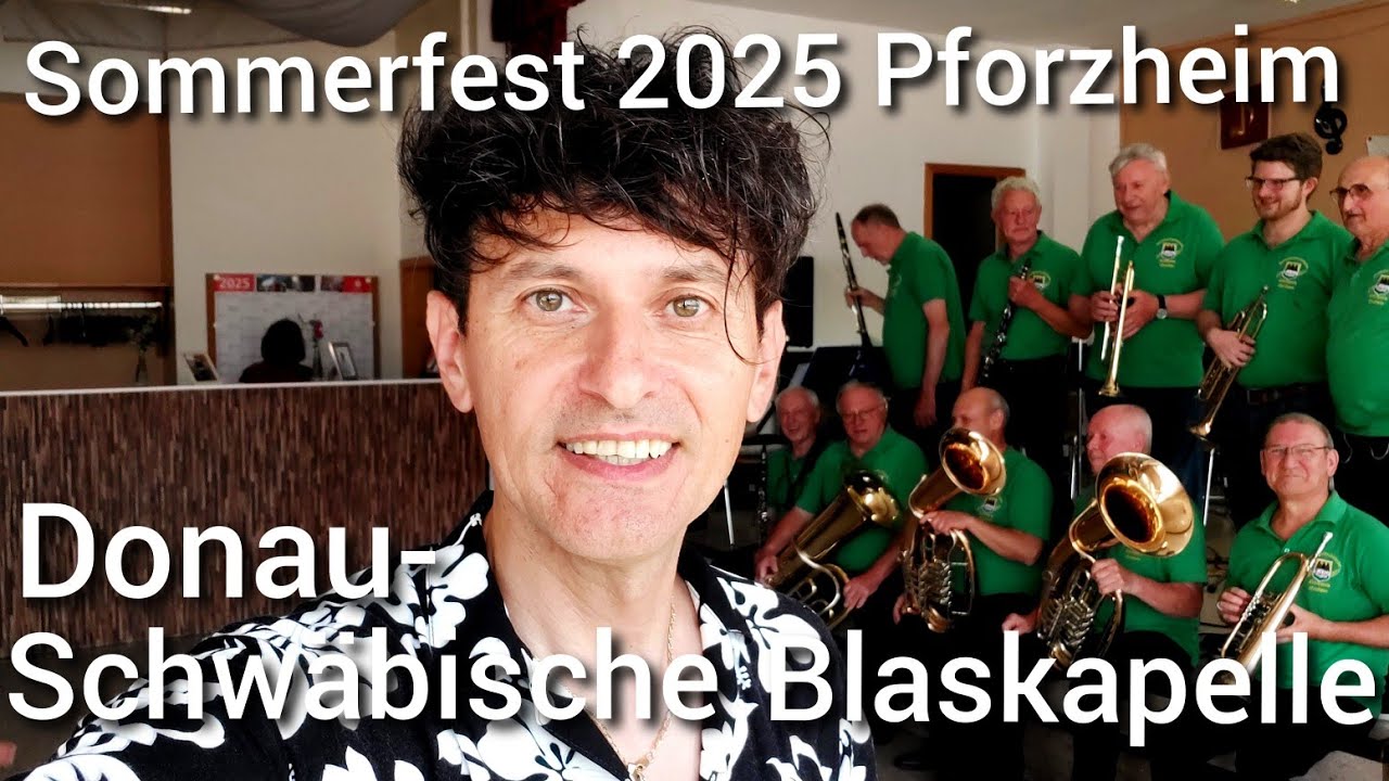 Sommerfest 2025 in Pforzheim Eutingen, mit der Donauschwäbischen Blaskapelle