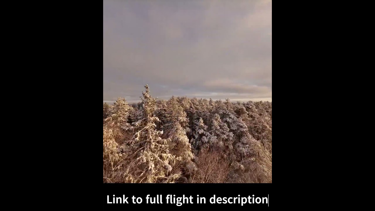 Join me in the air on a beautiful winterday! 