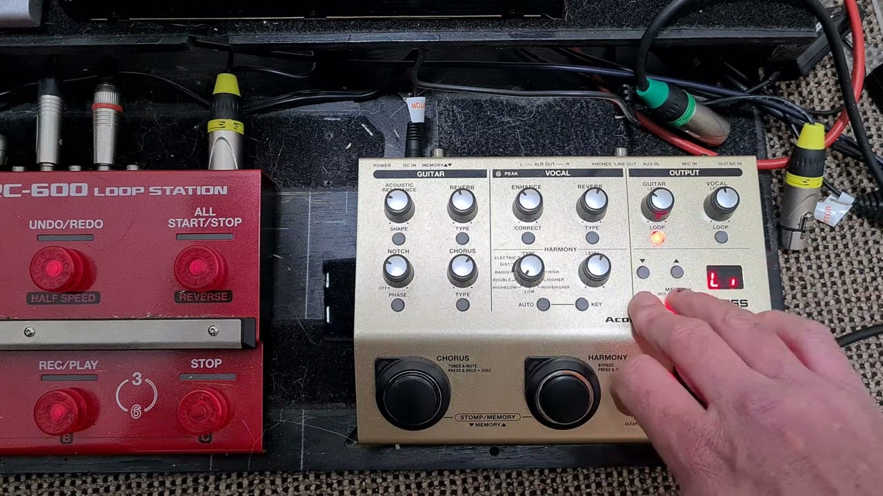 Connecting BOSS VE-8 to BOSS RC-600
