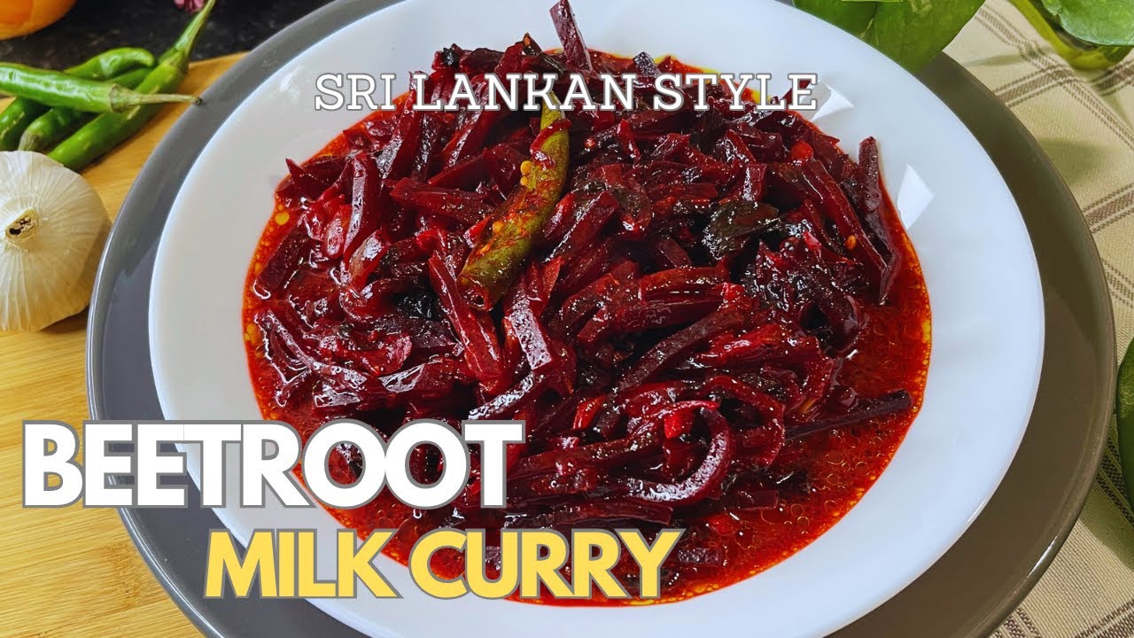 How to make BEETROOT CURRY with COCONUT MILK by Rinoza’s Recipes! Sri Lankan style very tasty & easy