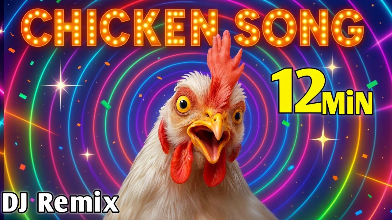 J. GECO - CHICKEN SONG FOR 12 MINUTES STRAIGHT | The hens Song & Chicken Dance Song Videos 2025