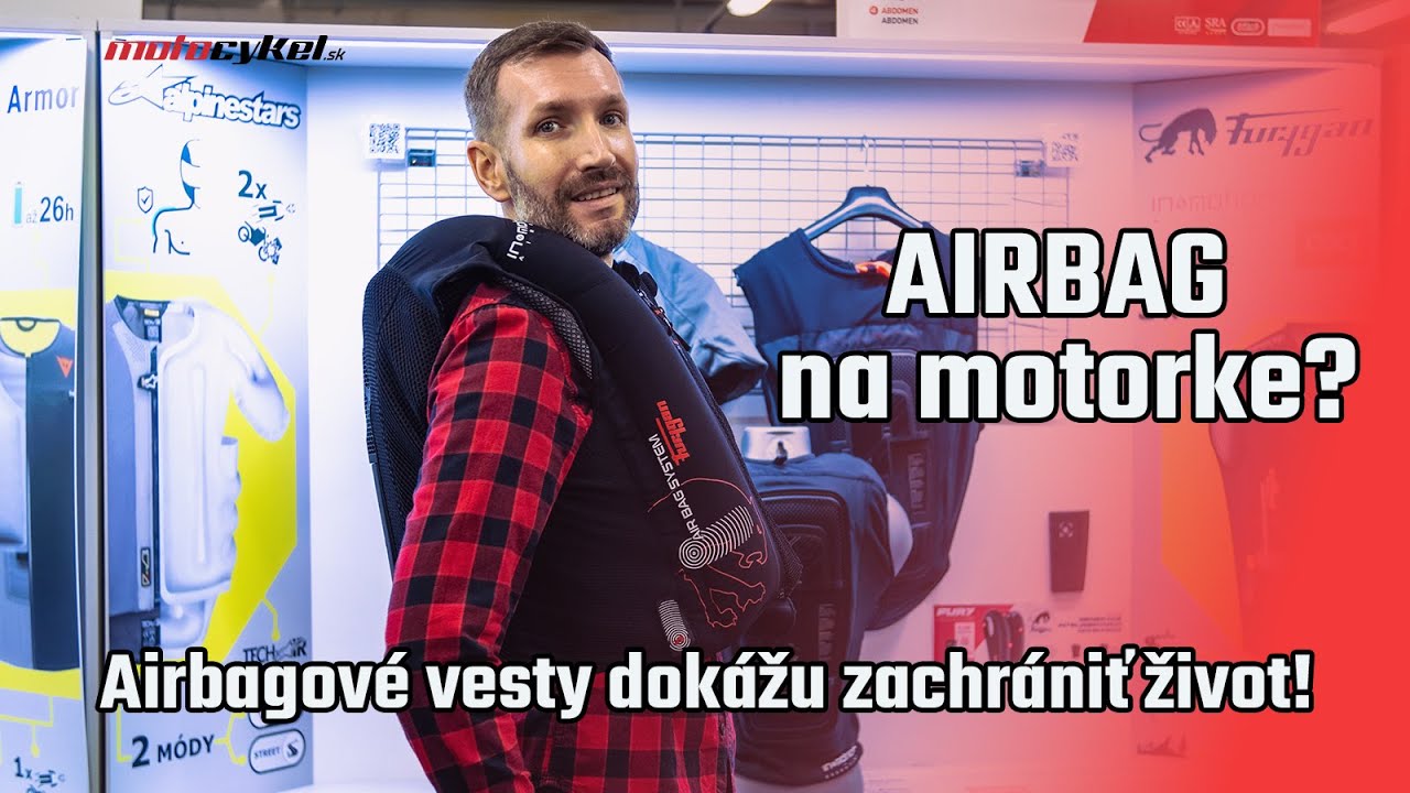 Airbag na motorke? Dokáže ti zachrániť život? Ktorá airbagová vesta sa najviac oplatí?- motocykel.sk