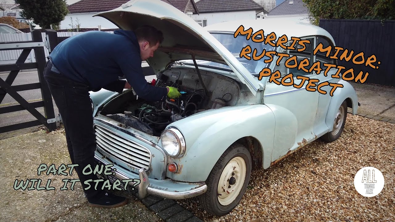 MORRIS MINOR - RUSTORATION PROJECT - PART ONE - WILL IT START?