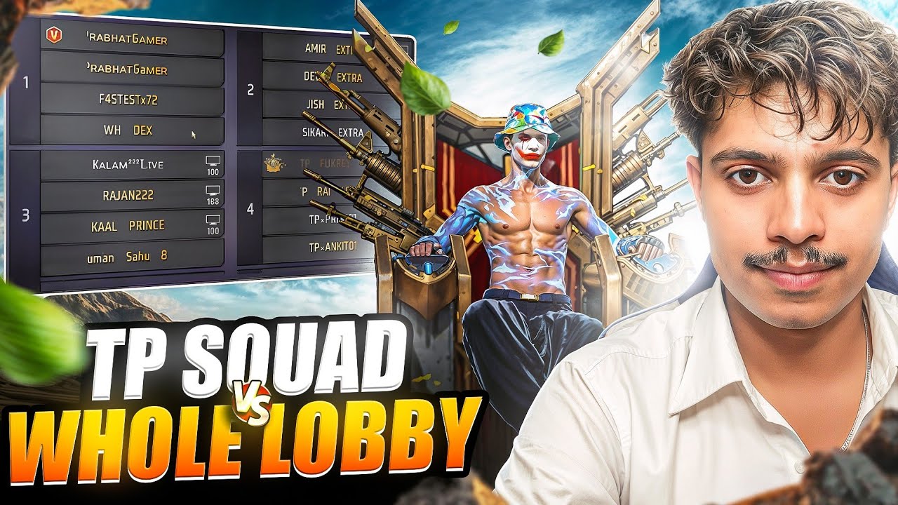 KON JITEGA 10000$ 💸🤑 || TP SQUARD VS 48 PLAYERS 🤯|| KAAL YT IS CRYING 😭@kaalyt2413 #freefiremax 