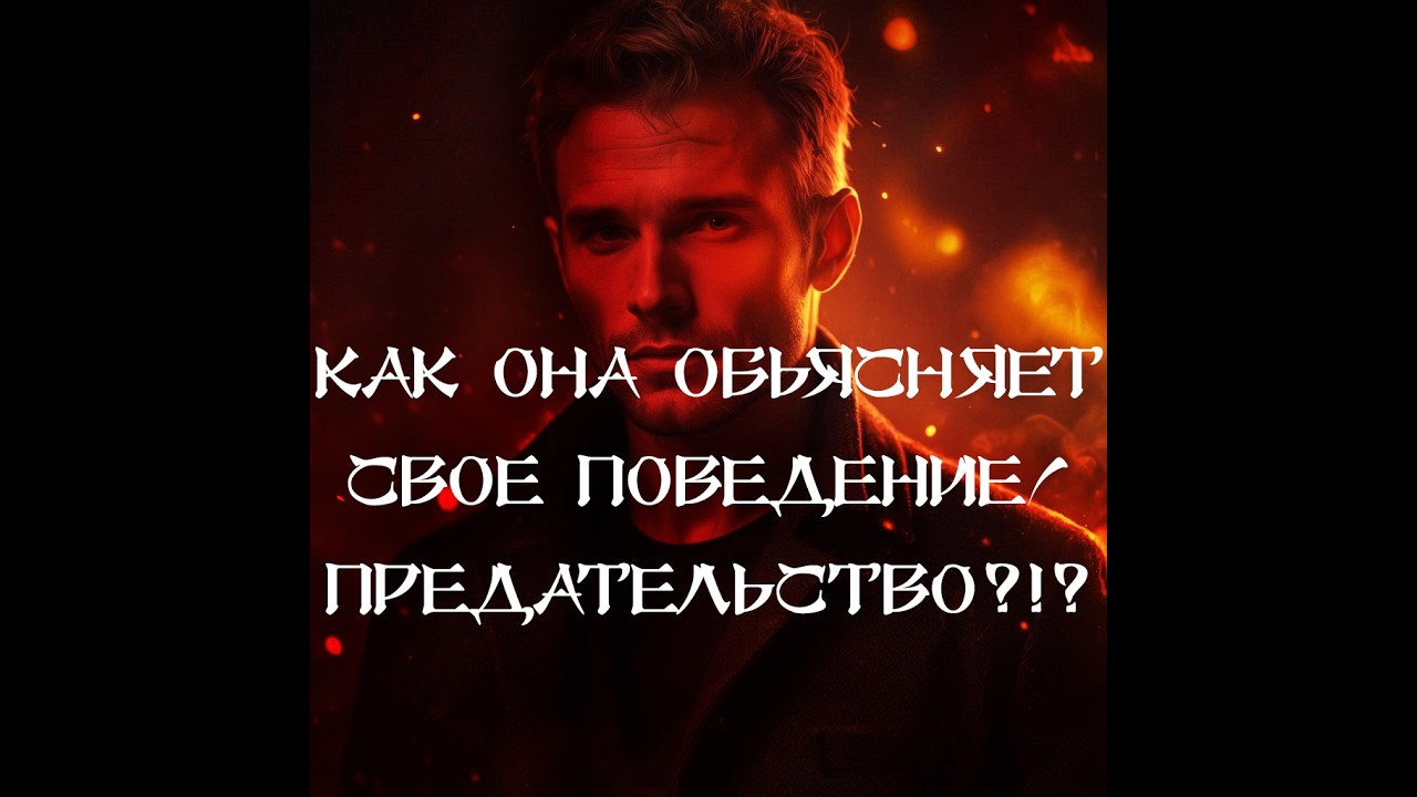 ТАРО ДЛЯ МУЖЧИН‼️🔥🔮КАК ОНА ОБЬЯСНЯЕТ СВОЕ ПОВЕДЕНИЕ/ПРЕДАТЕЛЬСТВО⁉️🔮