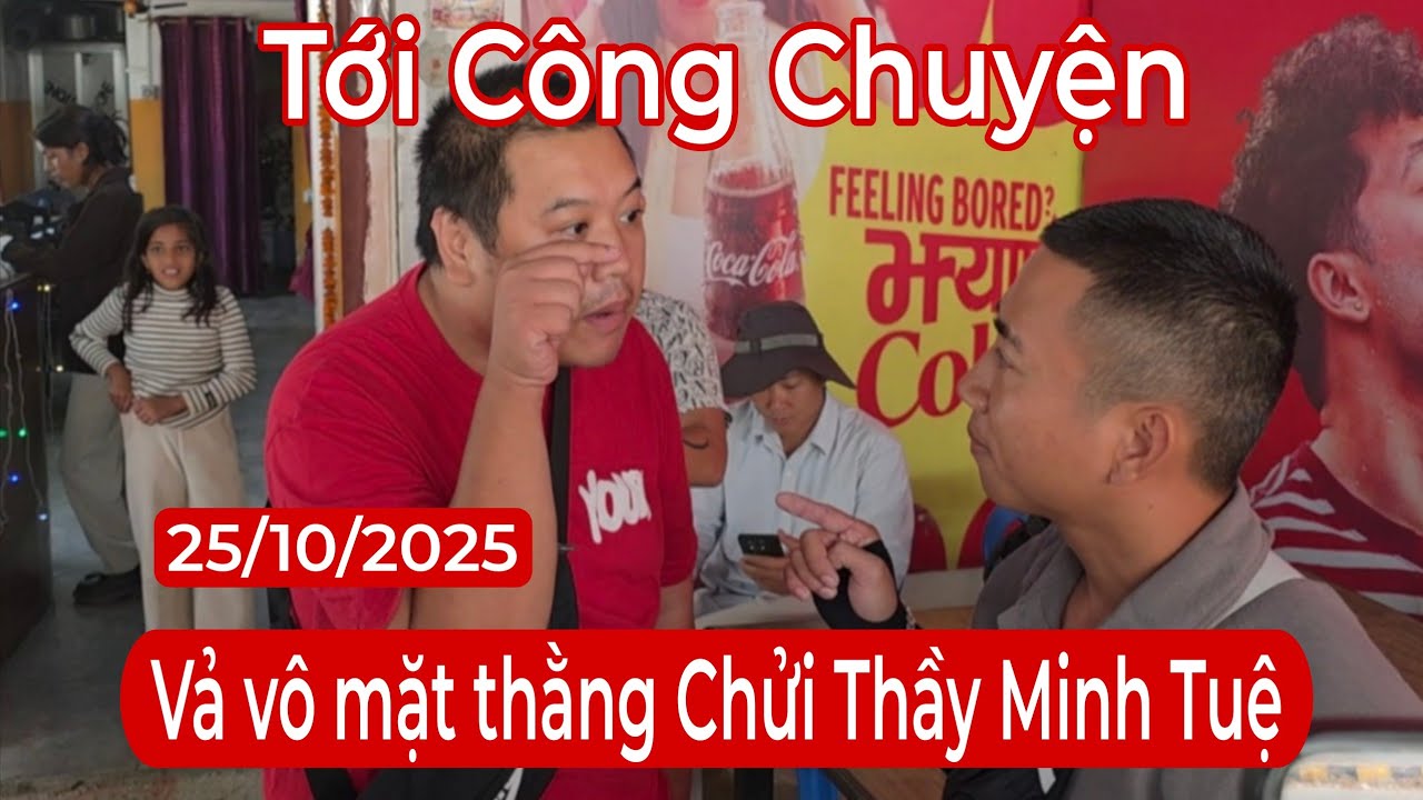 Tới c&ocirc;ng chuyện Ho&agrave;ng Mập vả v&agrave;o mặt Th&aacute;i b&aacute; dơ chuy&ecirc;n chửi thầy Minh Tuệ 
