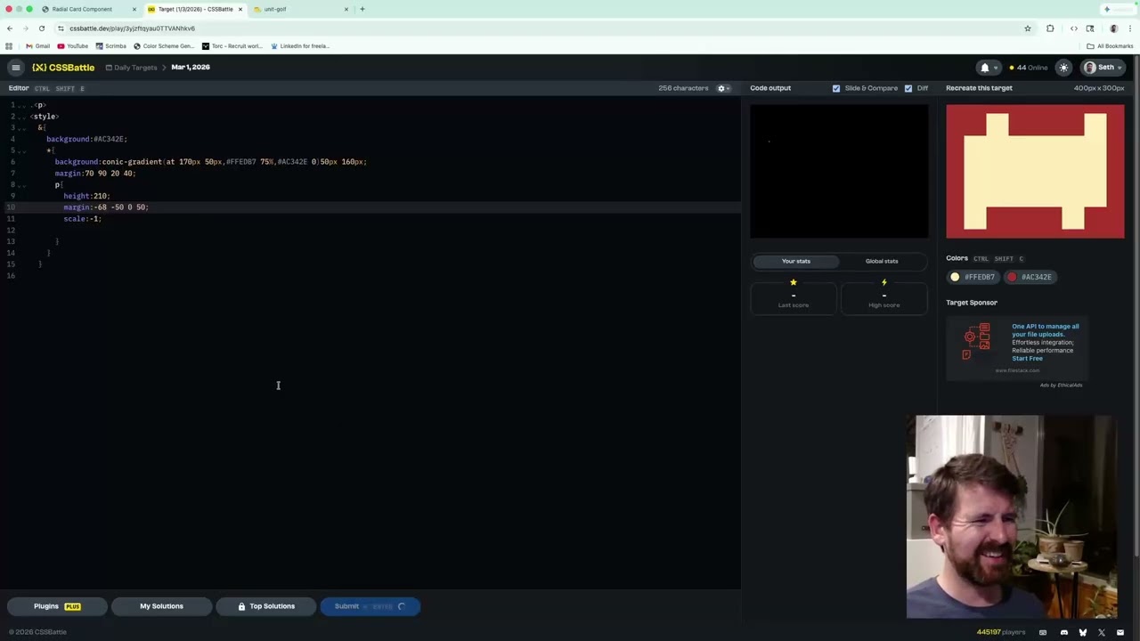 CSS Battle Daily Target - Waffle Town