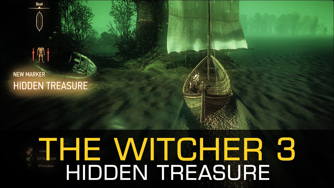 Hidden Treasure DIAGRAM SPECTER OIL RELIC SWORD NOVIGRAD VELEN - The Witcher 3 Wild Hunt Gameplay PC