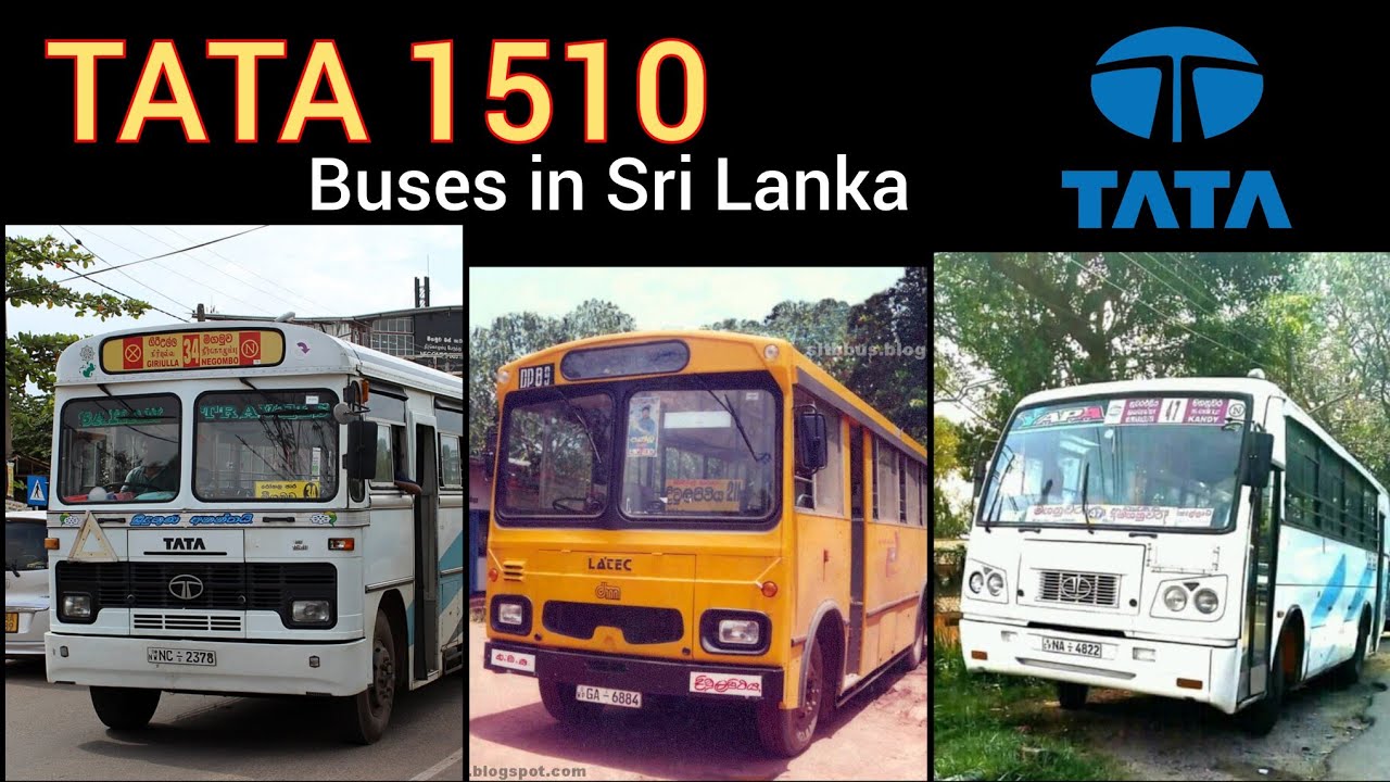 Tata LP/LPO 1510 Buses in Sri Lanka | Old Tata Buses | Bus Body Types