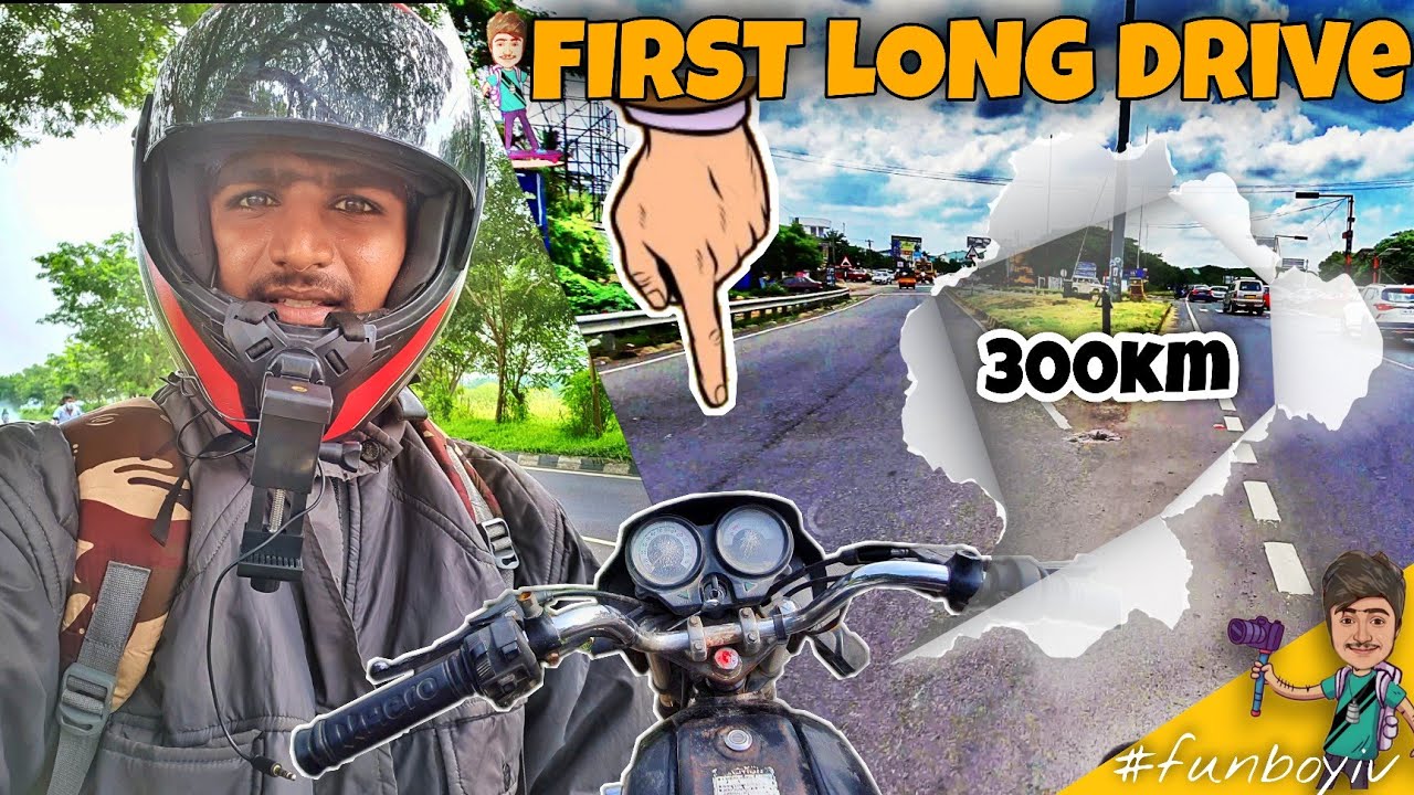 my first  long ride  300km in  Splendor Chennai to pondicherry  # funboyiv #travel