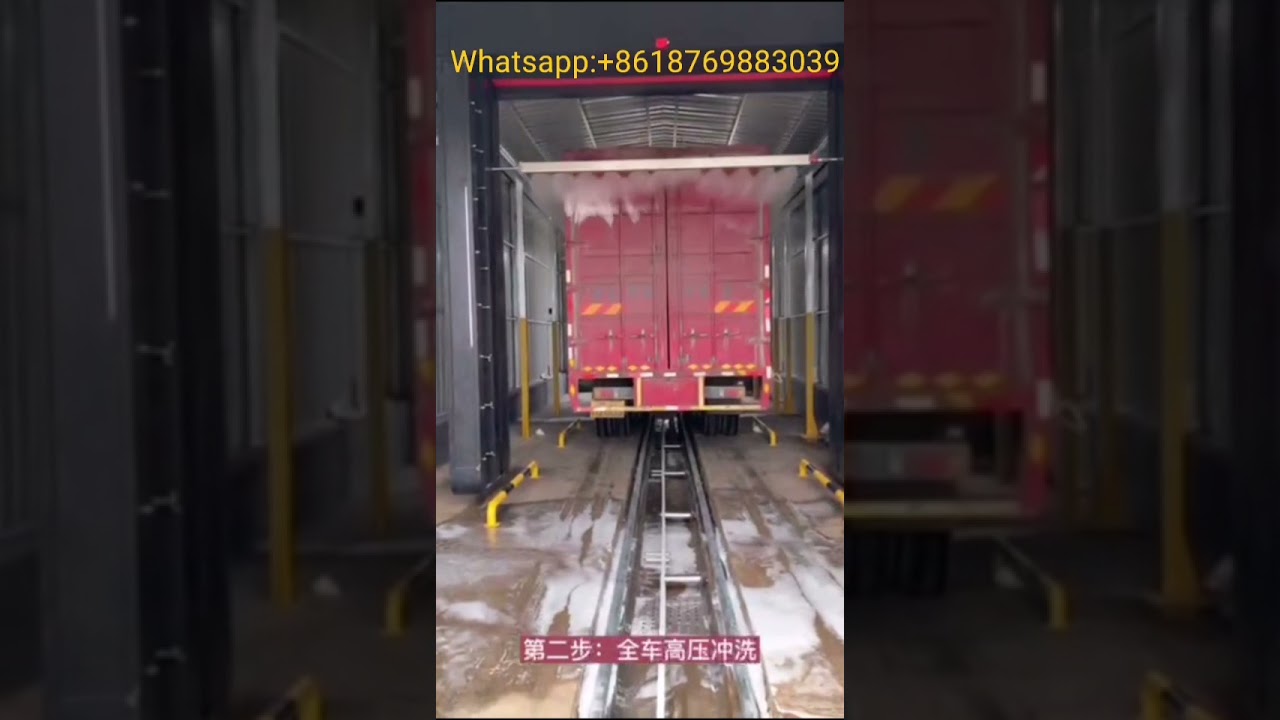 New Design Automatic Truck and Bus Wash Machine,Contact: whatsapp:+8618769883039