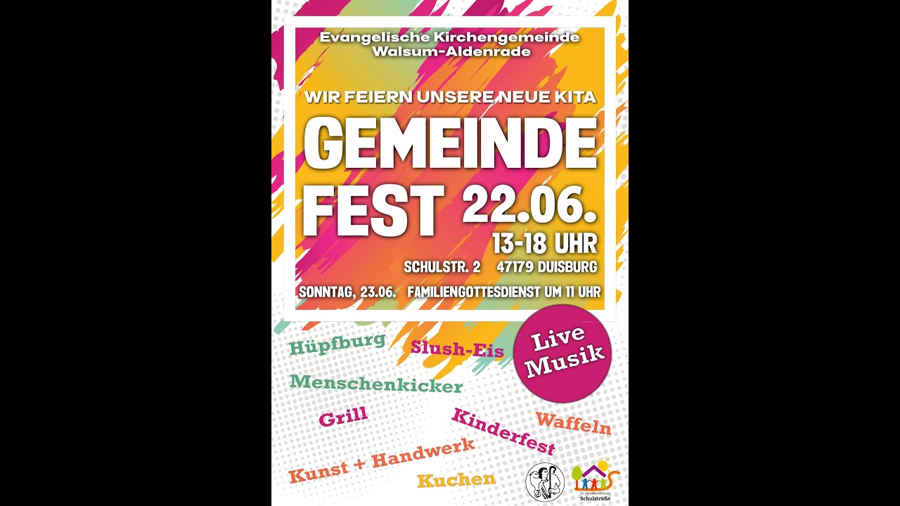 Impressionen vom Gemeindefest der Ev. Kirchengemeinde Walsum-Aldenrade am 22.06.2024