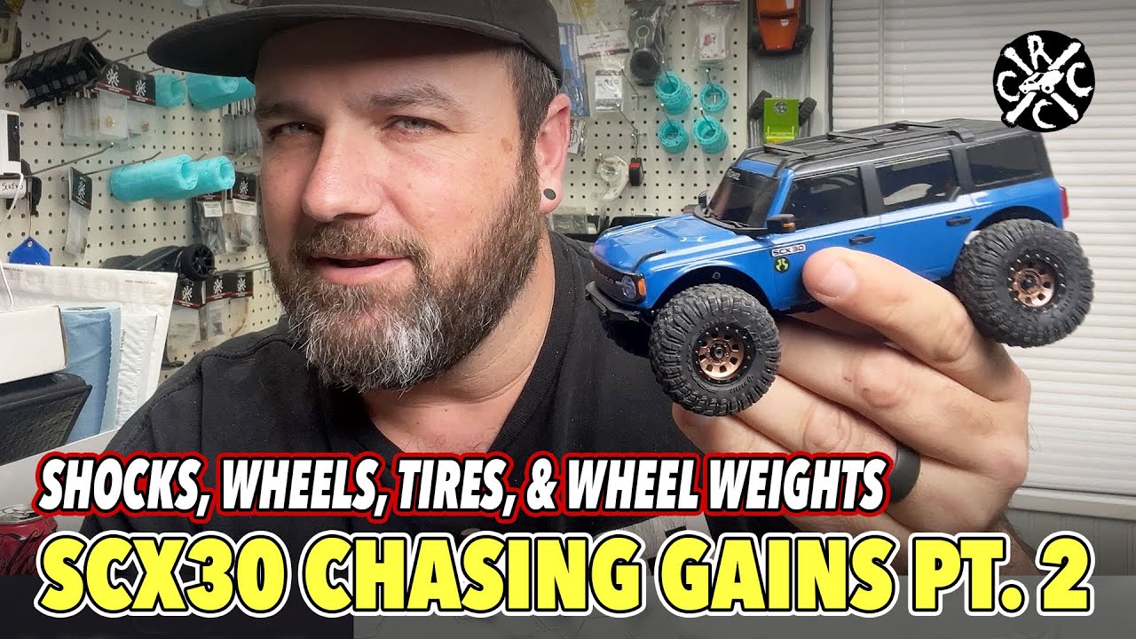 SCX30 Chasing Gains Pt. 2: Better or Worse? Injora Shocks, Pro-line Tires, & Mofo Wheel Weights
