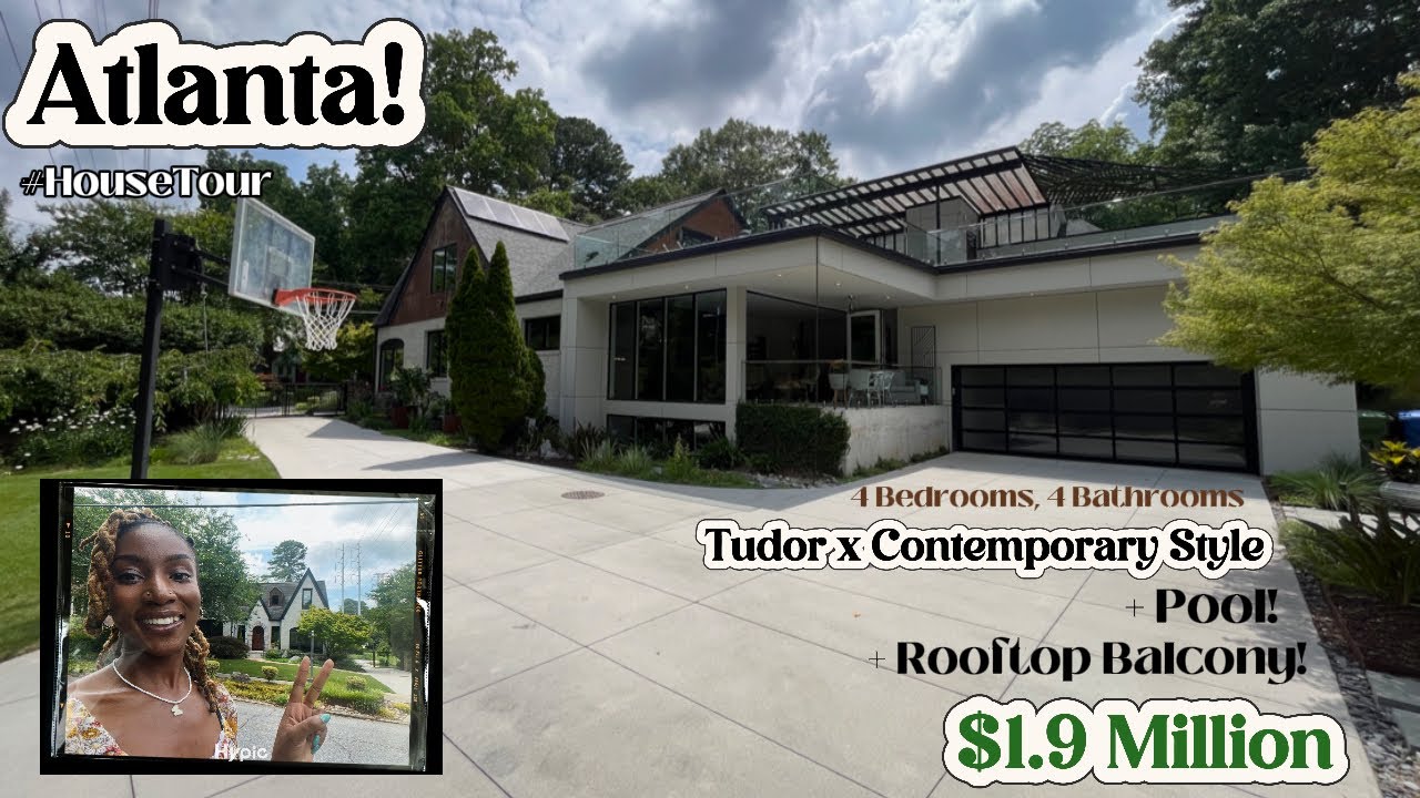 Exclusive Look at a Beautiful Tudor x Contemporary Mansion For Sale in Atlanta - $1.9 Million
