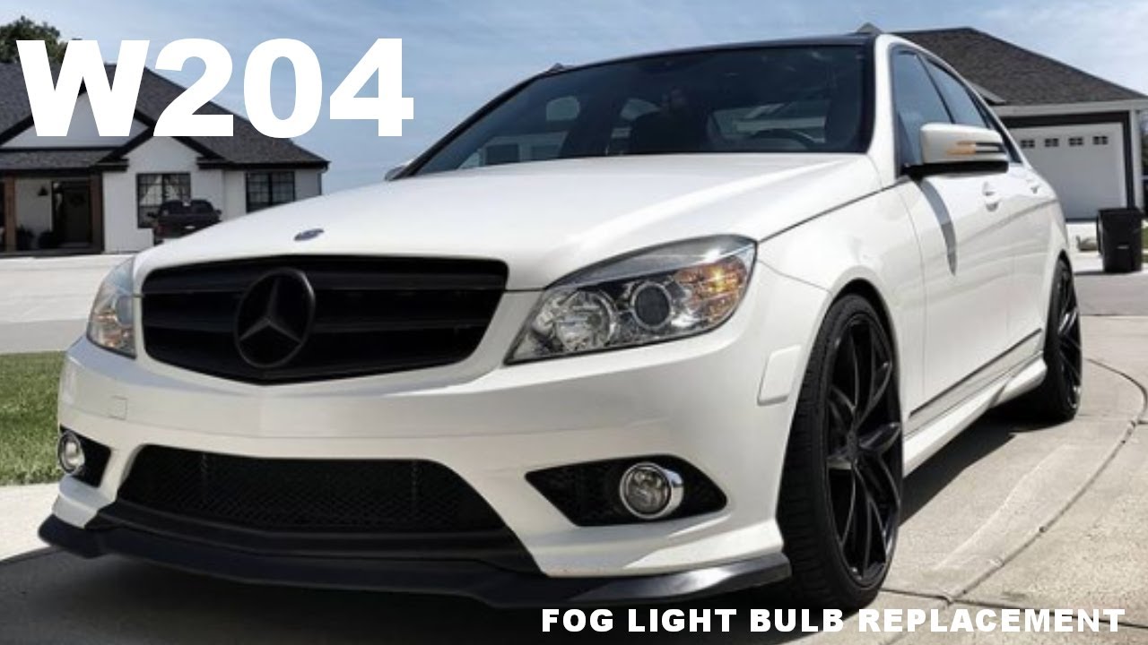 W204 Mercedes C300 Fog Light Bulb Replacement in Less than 5 Minutes
