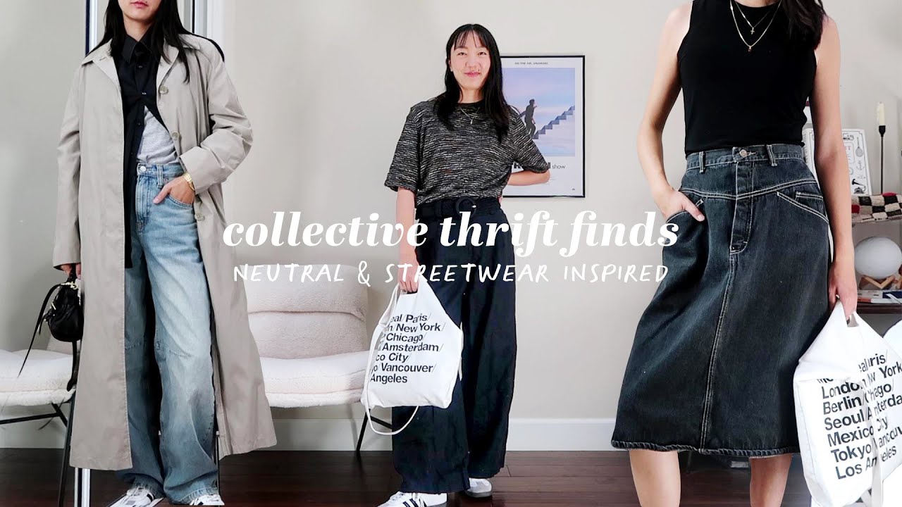 a collection of vintage thrifted finds for fall! | thrift haul & try on