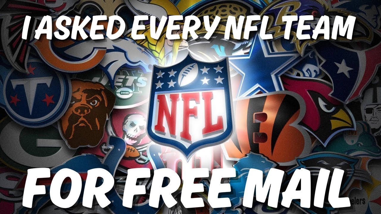 I Asked Every NFL Team For Free Mail! Here's What I Got!