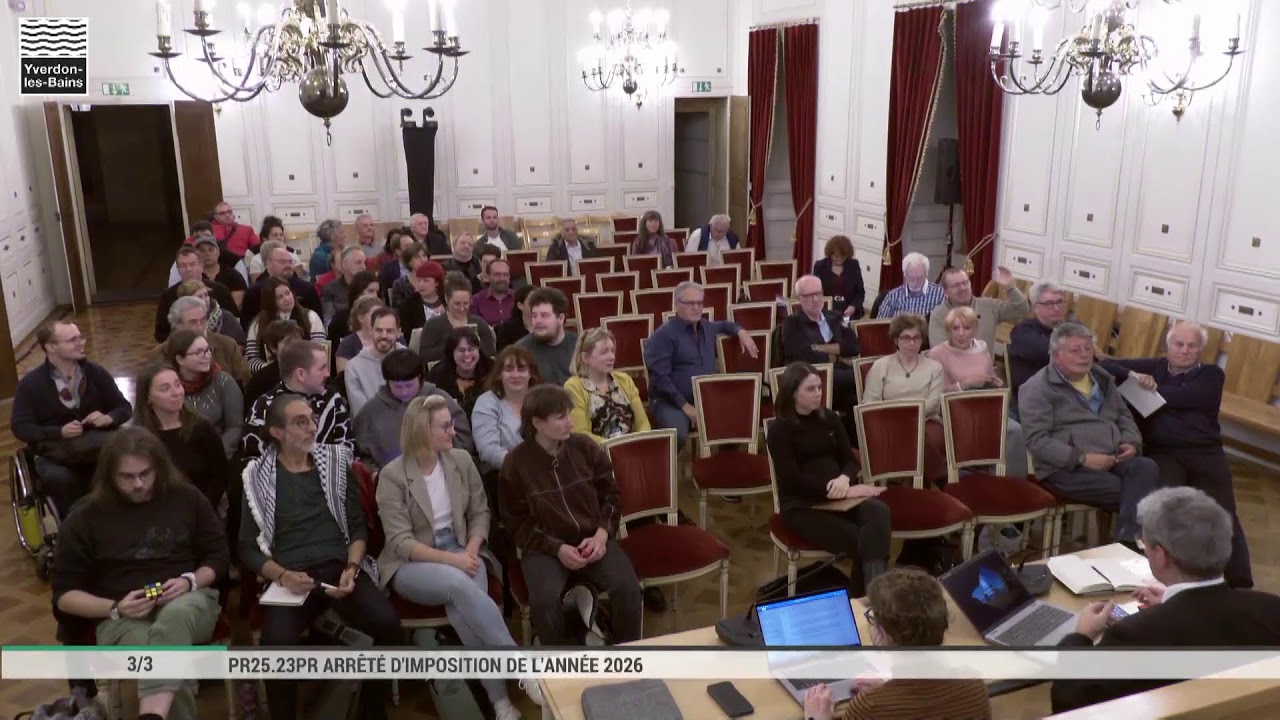 Conseil communal - Rediffusion de la séance extraordinaire du 30 octobre 2025