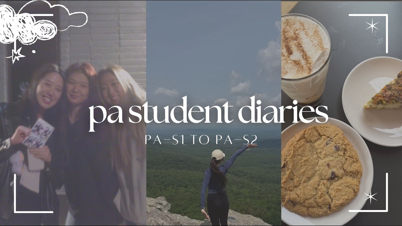 pa student diaries🩺 | catching up with friends, clinical year prep, touching grass
