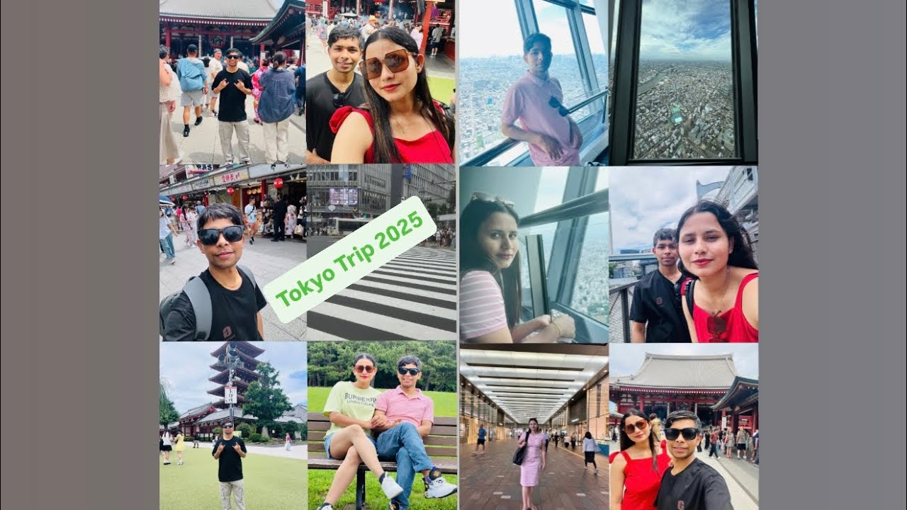 Trip for Tokyo sky tree tower Asakusa Sensoji Temple Sibuya crossing 