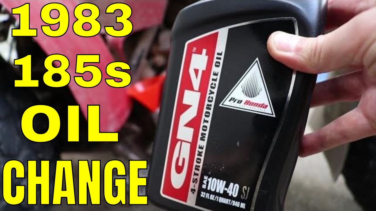 1983 Honda ATC 185s Oil Change Oil Type & Capacity
